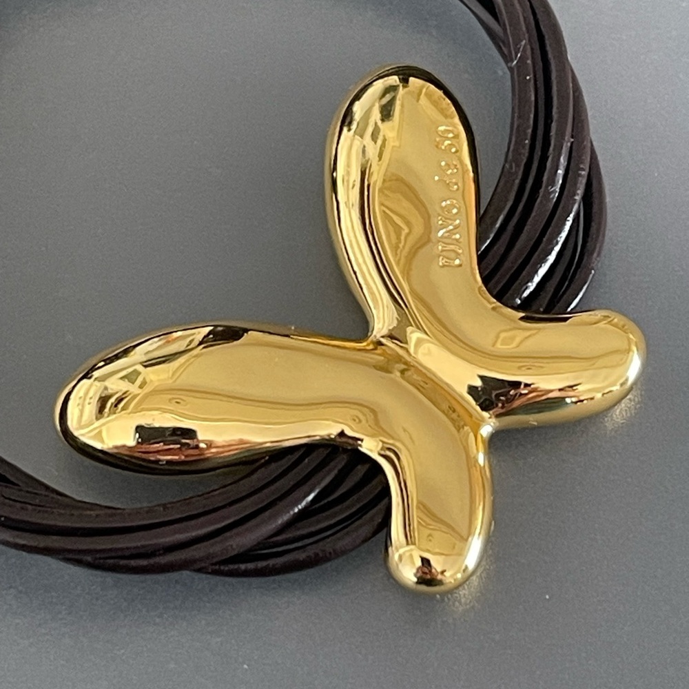 UNO de 50 Bracelet • Butterfly effect • Gold plated • Size M - Picture 5 of 14